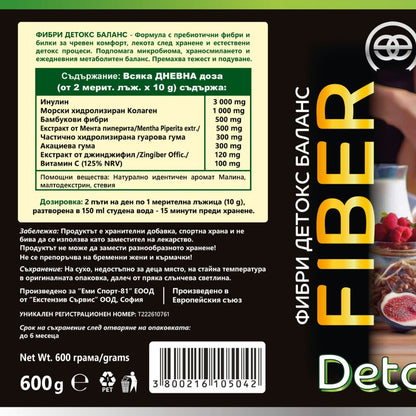 Състав на Detox Balance